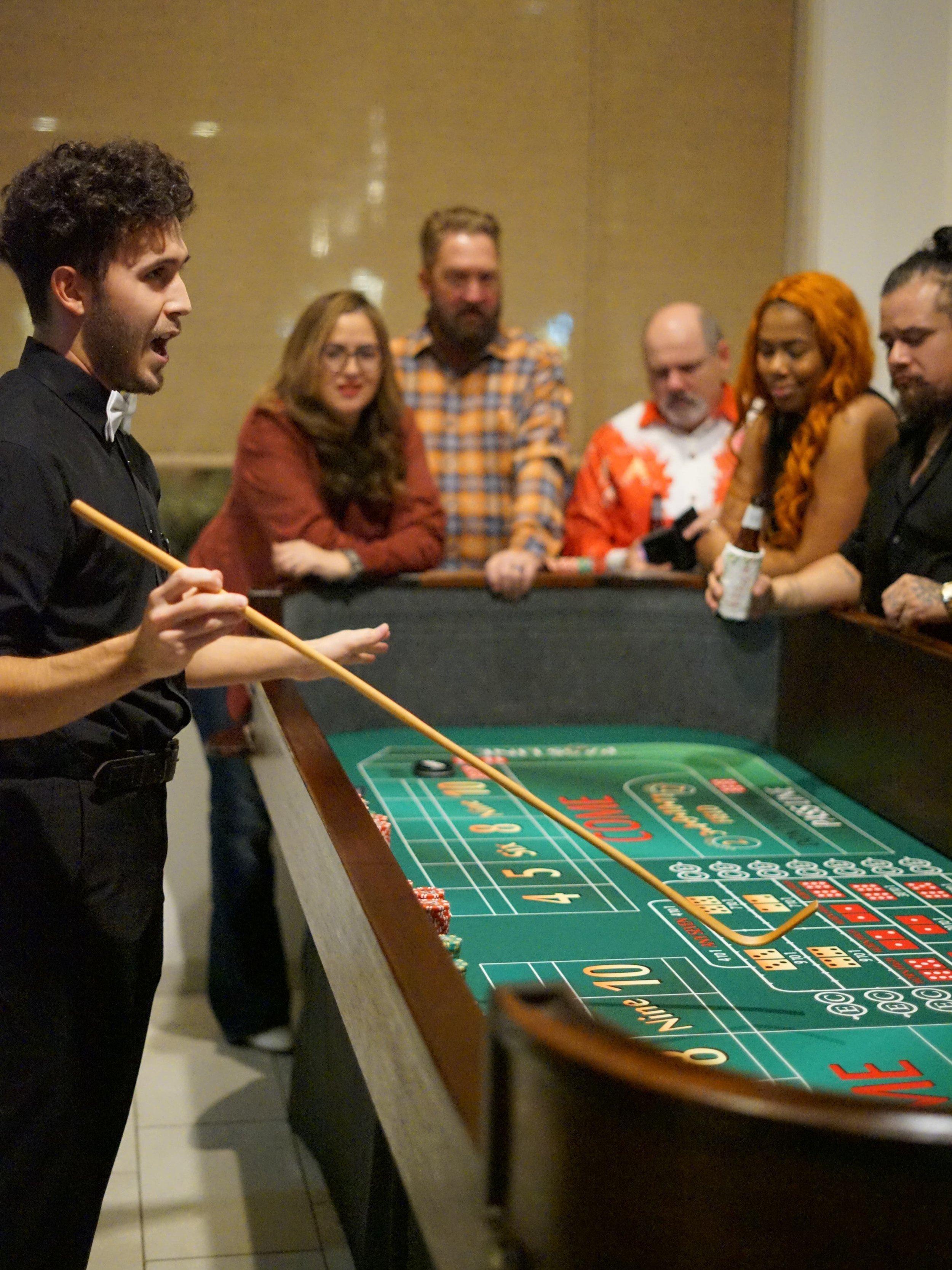 Craps game play